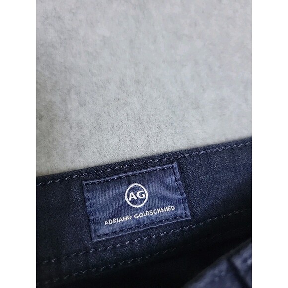 Adriano Goldschmied Pants Mens 38x34 (40x32) Everett Slim Straight Navy Blue - Picture 10 of 14